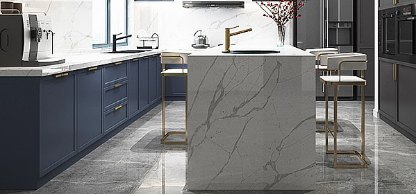 Linnstone Quartz Surfaces 6077 for Countertops