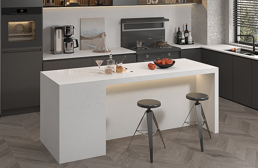 Linnstone Silica Free Surfaces 6501 Milford White