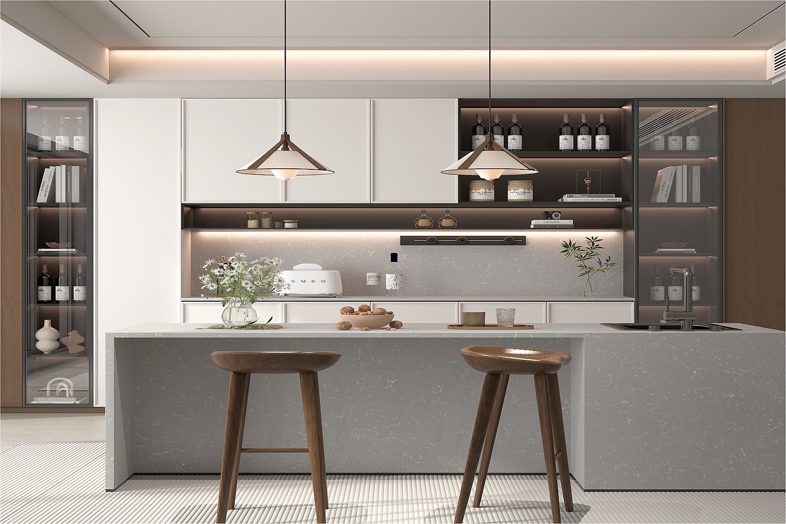 Linnstone Silica Free Surfaces 6526 Milford Grey