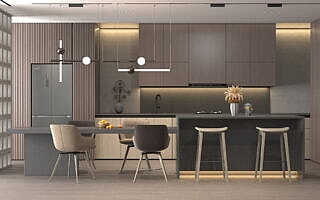 Premier Brisbane Kitchen Bench Tops to Elevate Your Space 1 Linnstone Surfaces 3032 Rock Gray