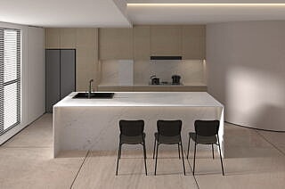 Sydney's Exquisite Choice: Engineered Stone Benchtops Brilliance 3 Linnstone Surfaces 5173 Musala
