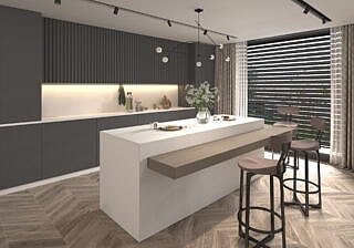 Sydney's Top Kitchen Benchtops: Unmatched Elegance 5 Linnstone Surfaces 1010 Tahiti White