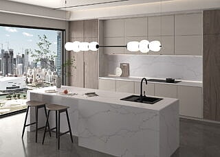Engineered Stone Elegance in Brisbane, Sydney, Melbourne 4 Linnstone Surfaces 6035 Ladoga