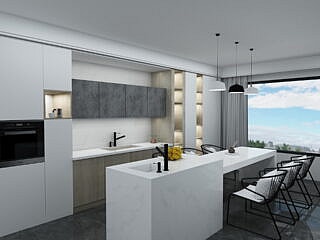 Benchtops Sydney & Melbourne: Redefine Your Spaces 3 Linnstone Quartz 6085 Calacatta Glacier(1)