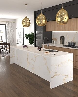 Premier Brisbane Kitchen Bench Tops to Elevate Your Space 2 linnstone quartz 5167 Sahara Ridge-kitchen benchtops and splashbacks